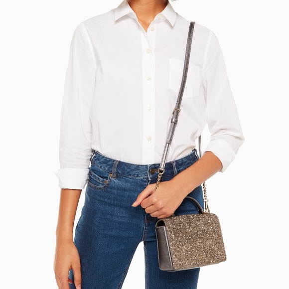 laurel way glitter maisie crossbody bag - Picture 2 of 5